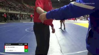 195 lbs Semifinal - Juan Luqiun, Firebaugh High School Wrestling vs Raymond Fernandez, Los Banos Tigers Wrestling Club