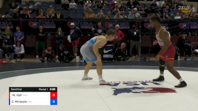 86 lbs Semifinal - Mark Hall, PENN/TMWC vs Connor Mirasola, Askren Wrestling Academy