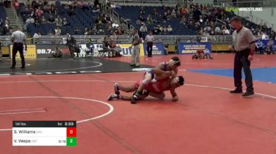 141 lbs Consi of 8 #1 - Shaun Williams, Sacred Heart vs Vinny Vespa, Hofstra