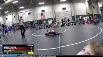 50 lbs Round 5 (6 Team) - Kyson Fulton, G.I. Grapplers Gold vs Miles Trout, Jr Titans
