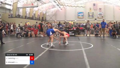 86 kg Consi Of 32 #2 - Jake Lanning, Buffalo vs Dominic Kincaid, Valley RTC