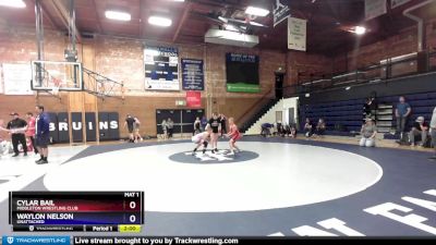 106 lbs Round 1 - Cylar Bail, Middleton Wrestling Club vs Waylon Nelson, Unattached