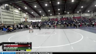 110+ 3rd Place Match - Whitlee Redmond, JWC vs Brylee Gavilanez, Fremont Wrestling Club