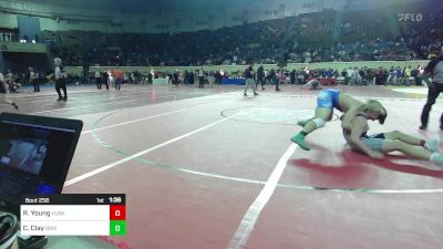 160 lbs Quarterfinal - Robert Young, Husky Wrestling Club vs Cain Clay, Bristow