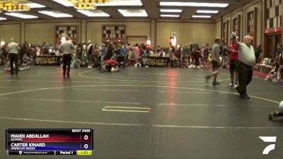 101/107 Quarterfinal - Mahdi Abdallah, Olympic vs Carter Kinard, American Dream