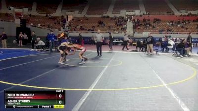 D1-113 lbs Cons. Round 2 - Asher Stubbs, Desert Vista vs Nico Hernandez, Mountain View Hs (Mesa)