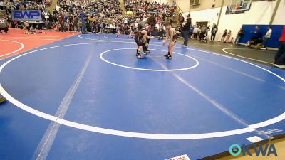 60 lbs Quarterfinal - Gunnar Humbyrd, Jay Wrestling Club vs Emmett Strickland, Labette County Wrestling