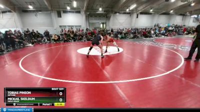 132 lbs Cons. Round 7 - Tobias Pinson, Skyline vs Mickail Skeldum, Mesa Ridge