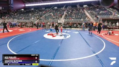 56 lbs Semifinal - Ace Phillips, Powell Wrestling Club vs Winston Butcher, Windy City Wrestlers