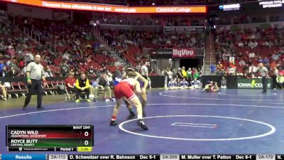 2A-132 lbs Cons. Round 5 - Royce Butt, Central DeWitt vs Cadyn Wild, Assumption, Davenport