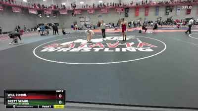 165 lbs Cons. Round 4 - Brett Skaug, Wisconsin-La Crosse vs Will Esmoil, Coe