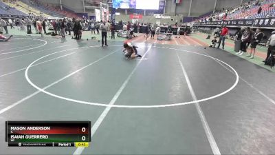 152 lbs Cons. Round 3 - Isaiah Guerrero, WI vs Mason Anderson, IL