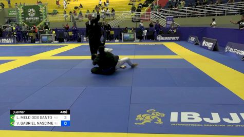 LEANDRO MELO DOS SANTOS vs VÍTOR GABRIEL NASCIMENTO 2024 Brasileiro Jiu-Jitsu IBJJF