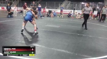 W 100 lbs Round 2 (3 Team) - Kendall Moe, Indiana vs Katey Valdez, Colorado