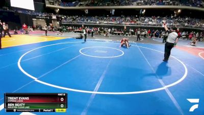 6A 144 lbs Cons. Round 2 - Trent Evans, Cypress Lakes vs Ben Beaty, Houston Clear Lake