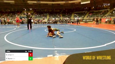 61 lbs Semifinal - Orlando Cruz, RedWave Wrestling vs Princeton Nunn, Elk Grove Wrestling Academy