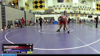 285 lbs Cons. Semi - Walid Oumammar, Fishers Wrestling Club vs Tj Knight, Center Grove Wrestling Club