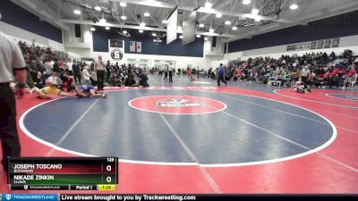 126 lbs Semifinal - Nikade Zinkin, Clovis vs Joseph Toscano, Buchanan