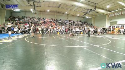 92 lbs Semifinal - Dawson Beckley, Team Tulsa Wrestling Club vs Sawyer Dorton, Grove Takedown Club