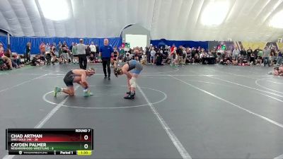 100 lbs Round 7 (8 Team) - Chad Artman, Ohio Gold 24k vs Cayden Palmer, Neighborhood Wrestling