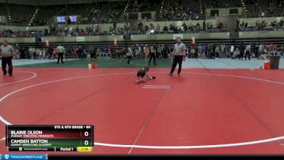 60 lbs Round 2 - Blaine Olson, Pursuit Wresting Minnesota vs Camden Batton, Summit Wrestling Academy