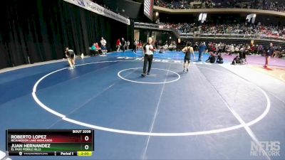 6A 132 lbs Champ. Round 1 - Juan Hernandez, El Paso Pebble Hills vs Roberto Lopez, Richardson Lake Highlands