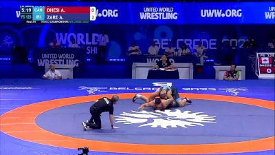 125 kg Final 3-5 - Amarveer Dhesi, Canada vs Amir Hossein Abbas Zare, Iran