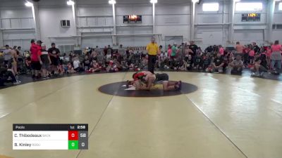 125 lbs Pools - Carson Thibodeaux, Backyard Brawlers vs Brendan Kinley, Rogue W.C. (OH)