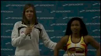 Dezerea Bryant 60m champ #5 All-time 2011 Brooks PR Invite