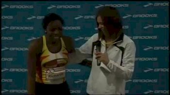 Kayann Richards after 60H 2011 Brooks PR Invite