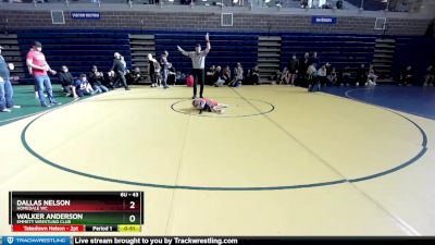 43 lbs Round 4 - Walker Anderson, Emmett Wrestling Club vs Dallas Nelson, Homedale WC