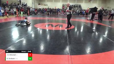 66 lbs Cons. Round 2 - Ryder Mitchell, X-Factor Elite vs Sam Graham, Zimmerman Wrestling Club