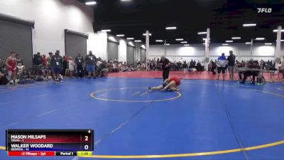 106 lbs Quarters & 1st Wb (16 Team) - Mason Milsaps, Texas vs WALKER WOODARD, Georgia