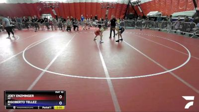 120 lbs Cons. Round 3 - Joey Enzminger, ND vs Rigoberto Tellez, WI