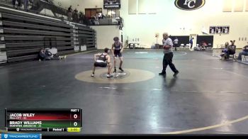 126 lbs Placement Matches (8 Team) - Brady Williams, Mortimer Jordan HS vs Jacob Wiley, Pell City