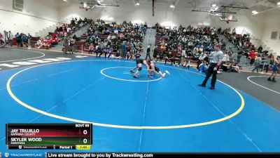 120 lbs Champ. Round 2 - Skyler Wood, Saratoga vs Jay Trujillo, Natrona County