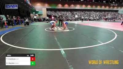 88 lbs Round Of 16 - Tiago Cardoza, Durham Wrestling Club vs Korvin Bayles, Sanderson Wrestling Academy