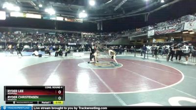 113 lbs Cons. Round 4 - Ryder Christensen, Wasatch vs Ryder Lee, Redmond