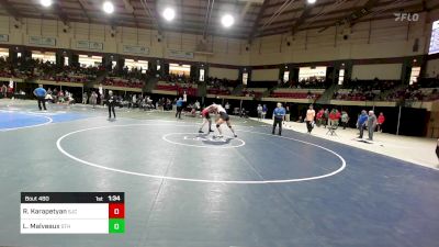 190 lbs Round Of 16 - Ruben Karapetyan, St. John's College vs Luke Malveaux, St. Thomas