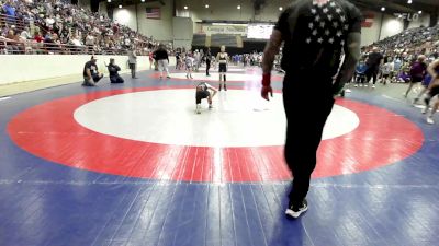 73 lbs Consi Of 8 #1 - Leo Miller, Morris Fitness Wrestling Club vs Micah Mitchell, Cavalier Wrestling Club