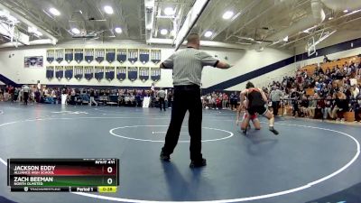 190 lbs Cons. Round 5 - Jackson Eddy, Alliance High School vs Zach Beeman, North Olmsted