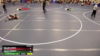 84 lbs Round 3 (4 Team) - William Urban, Lakeville vs Devan Subbert, Westfield