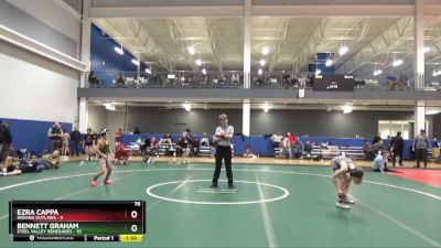 76 lbs Round 4 (16 Team) - Bennett Graham, Steel Valley Renegades vs Ezra Cappa, Indiana Outlaws