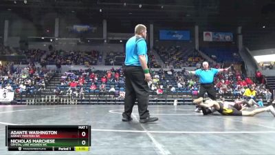 103 lbs 3rd Place Match - Nicholas Marchese, Crystal Lake Wizards WC vs Adante Washington, Harvey Twisters WC