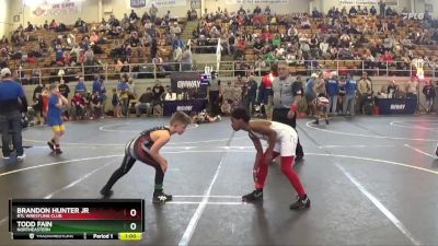 90 lbs Semifinal - Todd Fain, Northeastern vs Brandon Hunter Jr, RTL WRESTLING CLUB