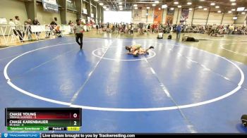 76 lbs Rd# 2 10:30am Friday - Chase Karenbauer, PA Gold vs Chase Young, Virginia Hammers