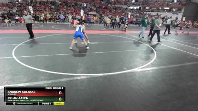 150 lbs Cons. Round 4 - Andrew Kolaske, Bonduel vs Rylan Aasen, ParkviewAlbany Youth Wrestling