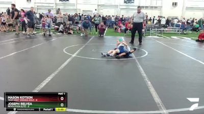 52 lbs Round 2 (6 Team) - Mason Kotson, Team West Virginia Gold vs Joseph Relyea, Revolution Elite