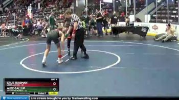 102 lbs Semis & 1st Wrestleback (8 Team) - Crue Huisman, Lowell White vs Alex Gallup, Brighton Orange