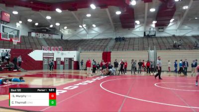 285 lbs 1st Place Match - Sean Murphy, Terre Haute South vs Cody Thurnall, Columbus North